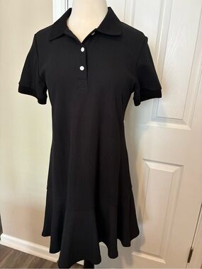 Amazon Black Polo Shirt Dress NWT